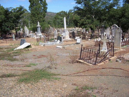 Mt. Morgan cemetery is in a poor state... 